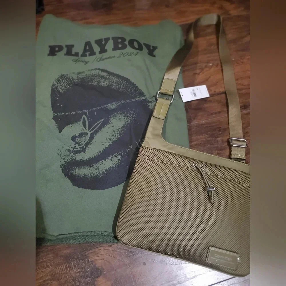 Hommeand femme collaboration W/playboy '24. paired with a ck bag. BOTH BNWT!!! - Picture 1 of 16